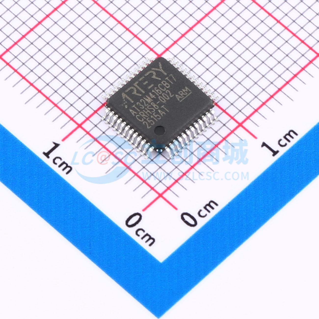 点击查看大图 AT32M416CBT7实物图