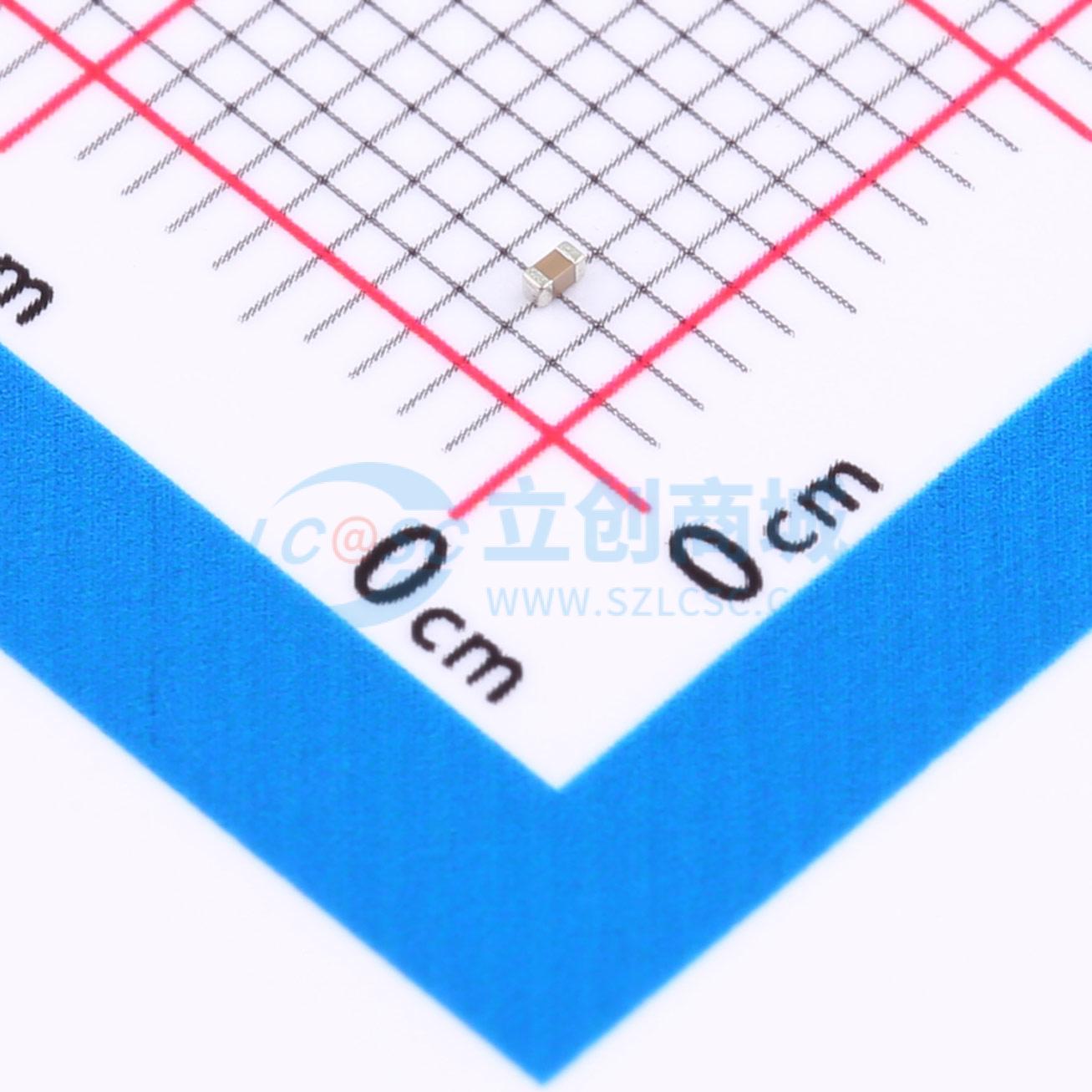 点击查看大图 0402X334K160NT实物图