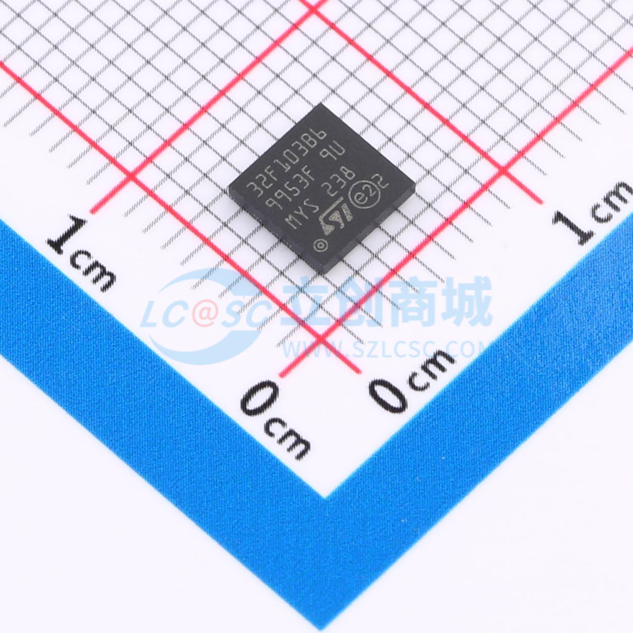 点击查看大图 STM32F103RBH6TR实物图