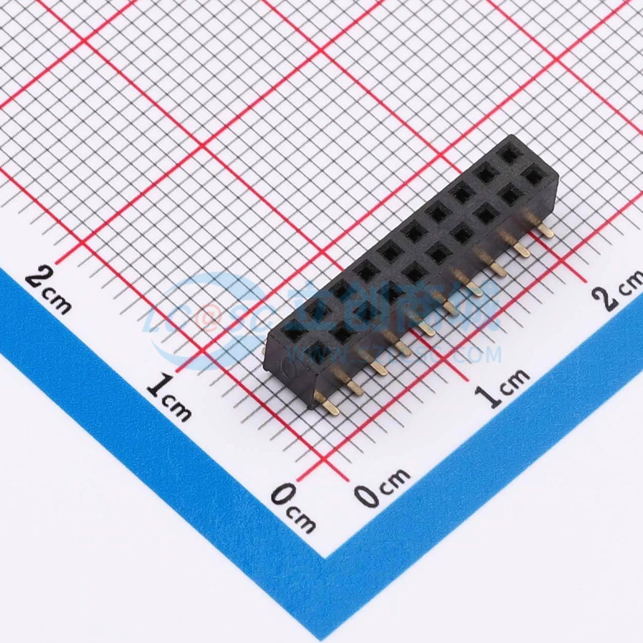 点击查看大图 HX FH200-02-10-S-H4.0 header pin connector实物图