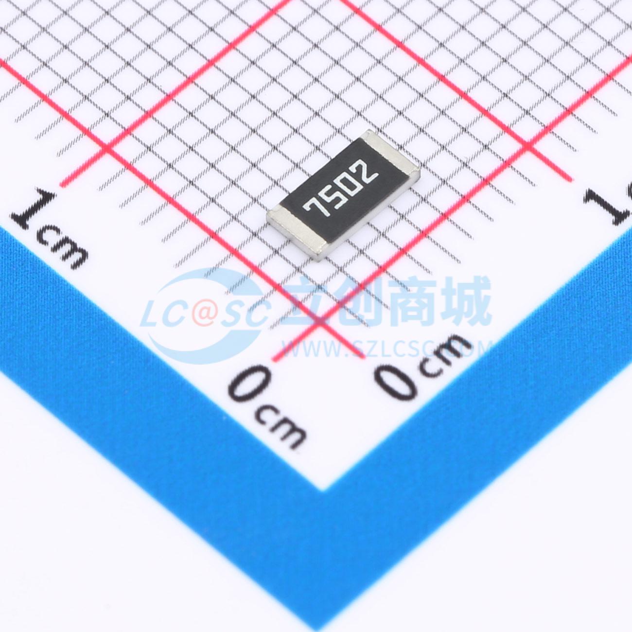 点击查看大图 FRC2010F7502TS实物图