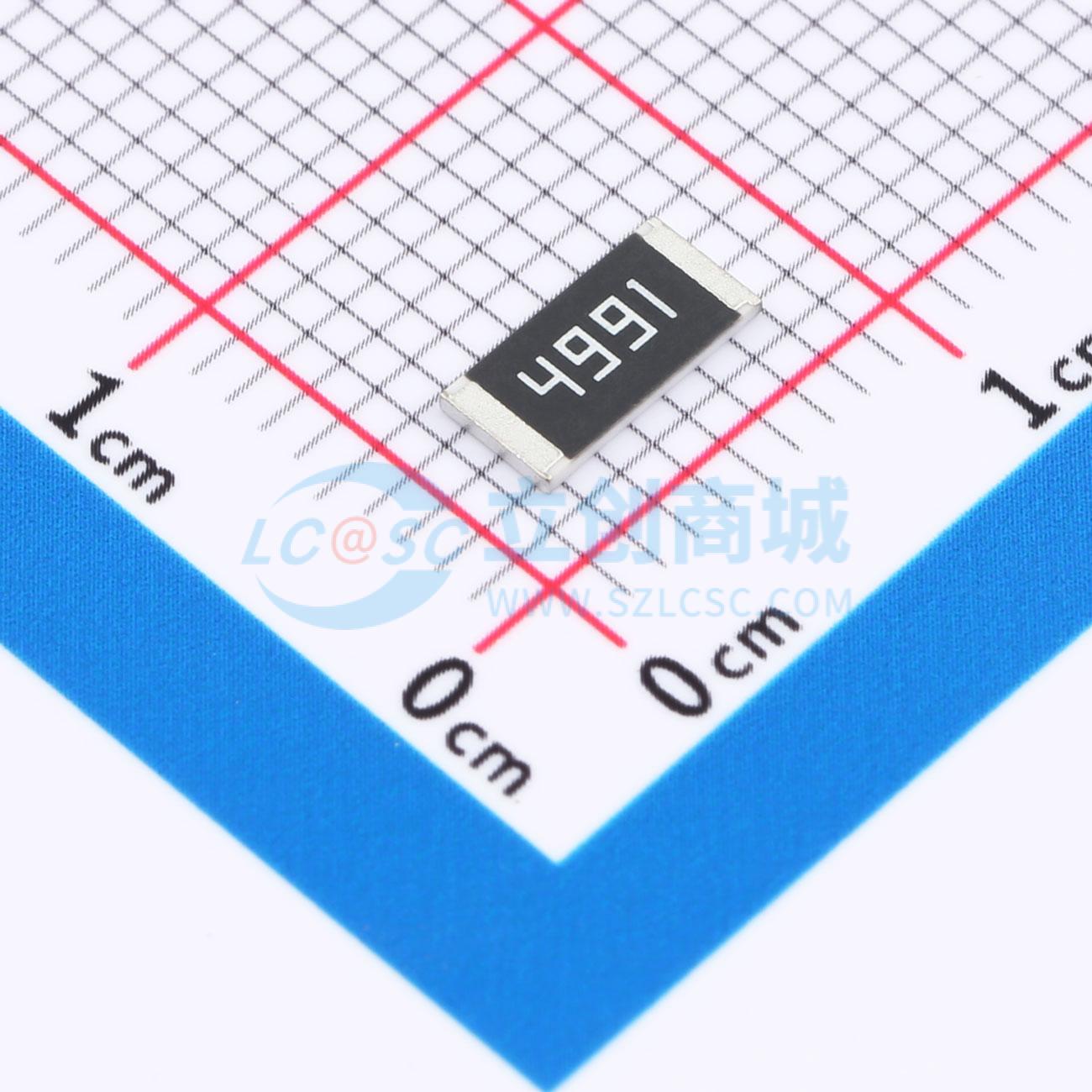 点击查看大图 FRC2512F4991TS实物图