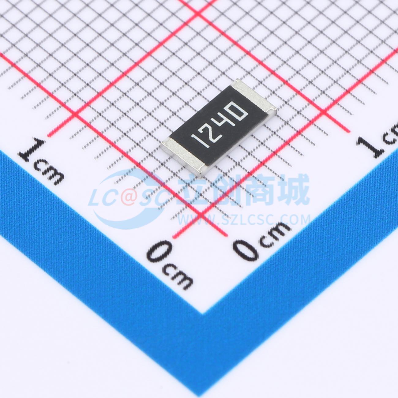 点击查看大图 FRC2512F1240TS实物图