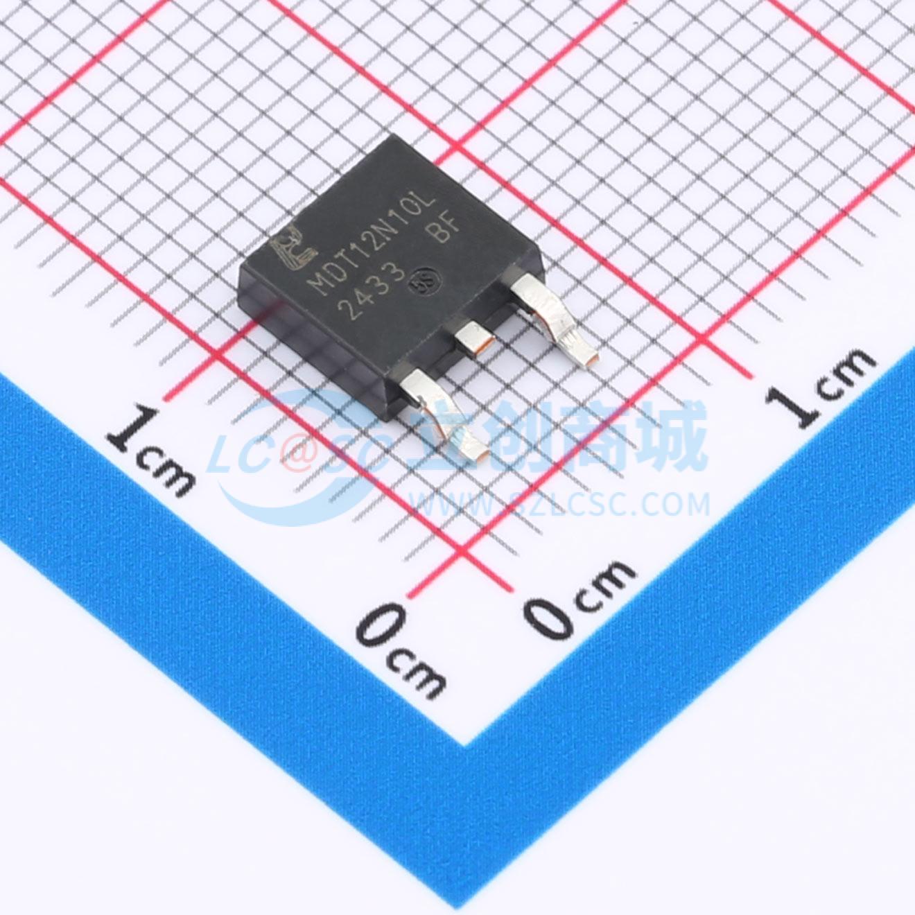 点击查看大图 MDT12N10L实物图