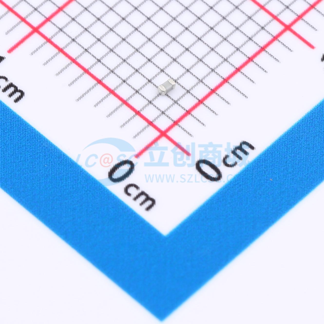 点击查看大图 0402C0G221J500NT实物图