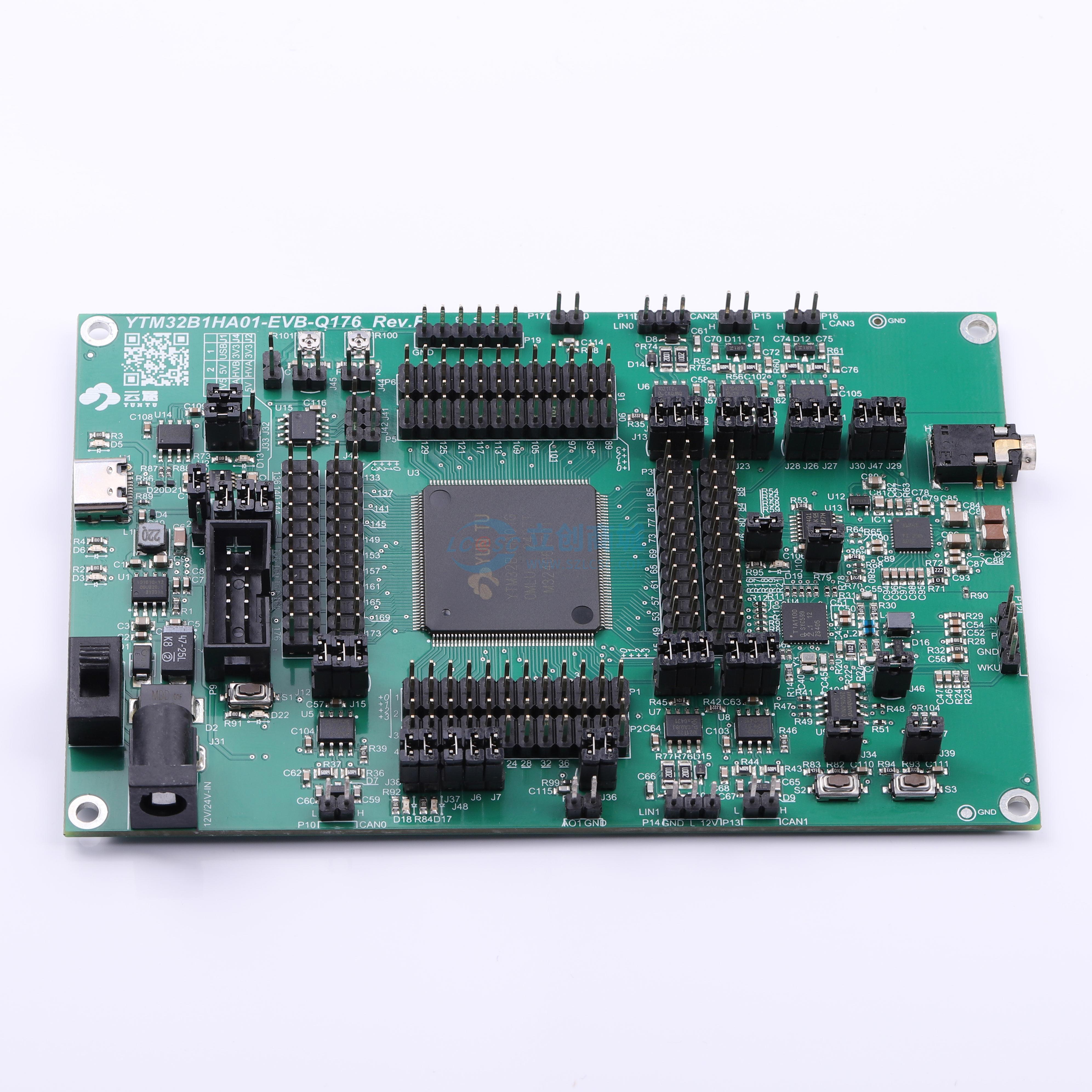 YTM32B1HA01-EVB-Q176-Rev.B实物图