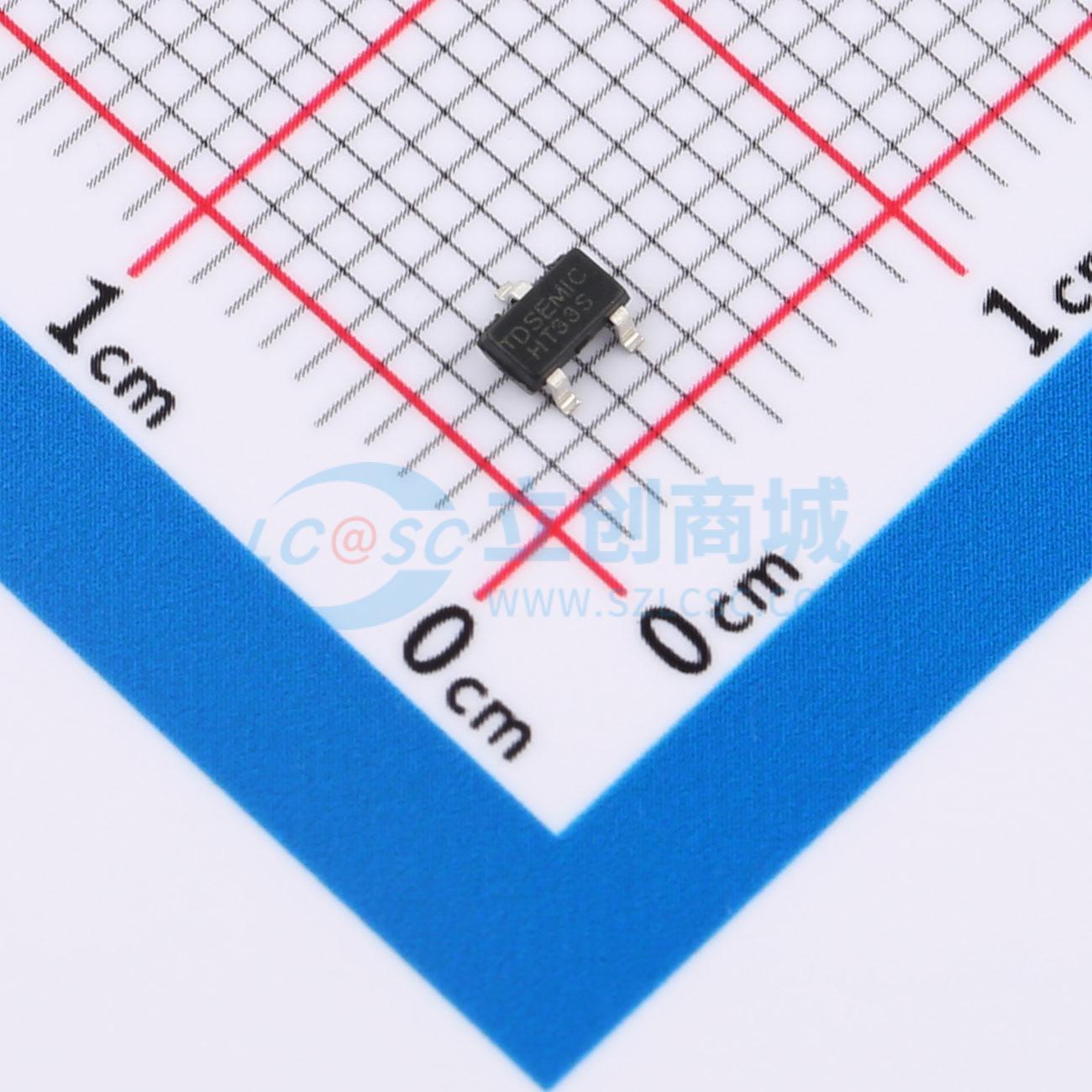 点击查看大图 HT7533S/H-TD(55V)实物图