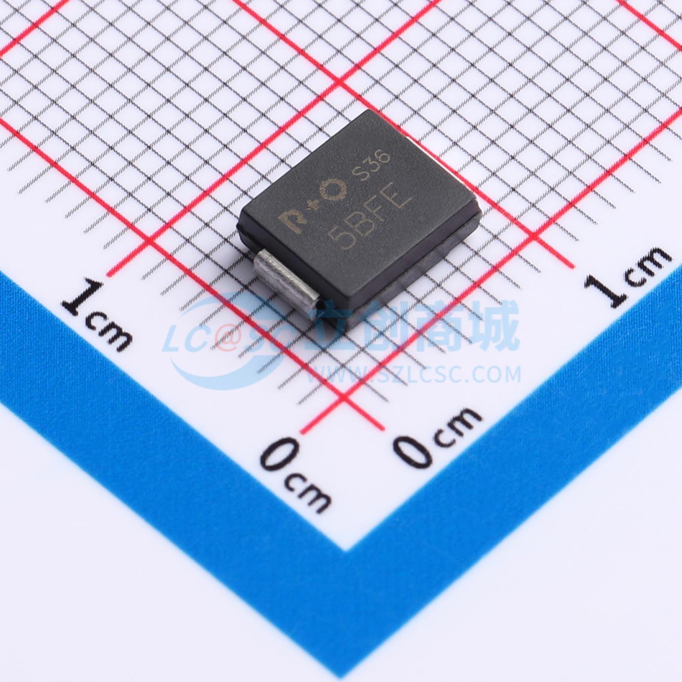 点击查看大图 5.0SMDJ26CA实物图