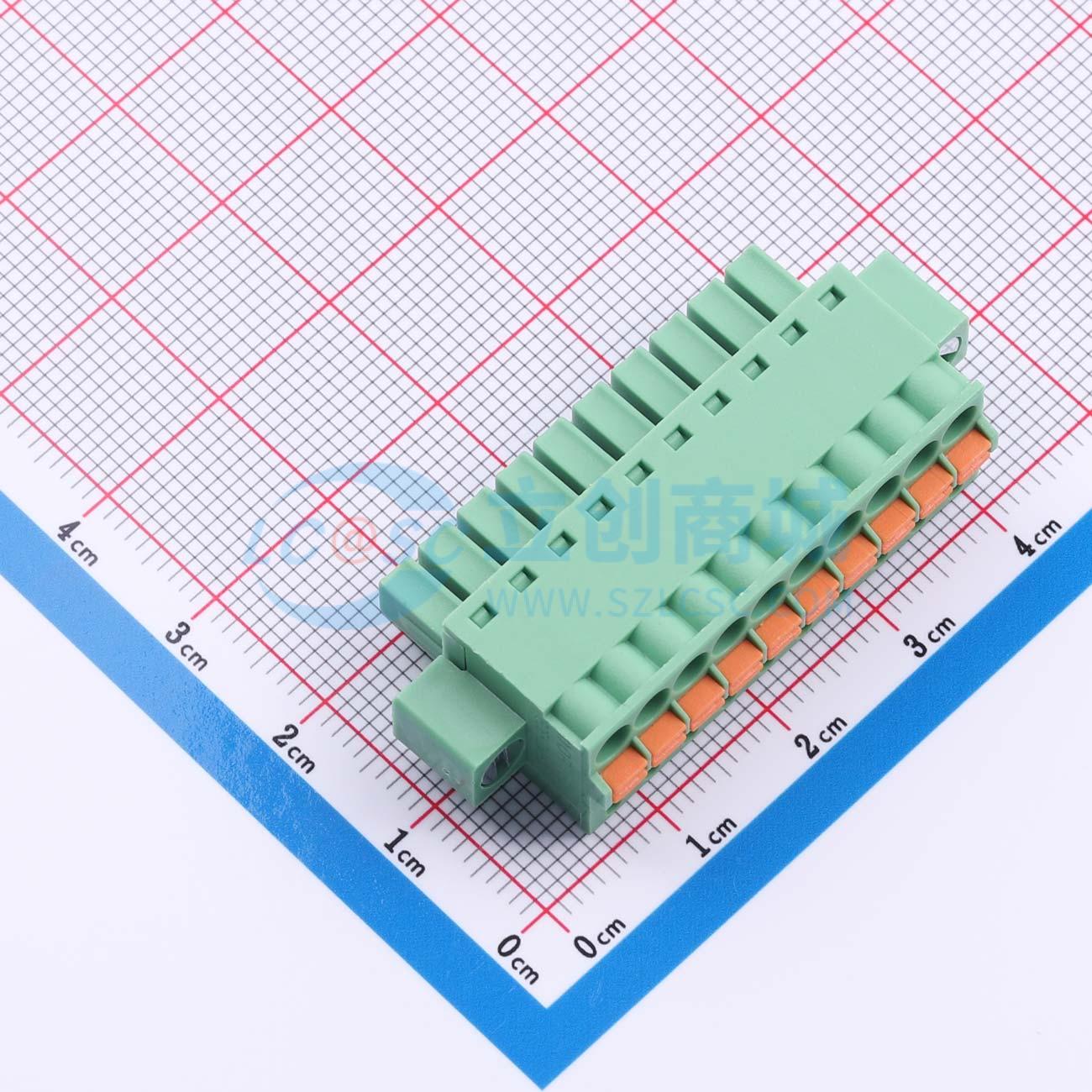 点击查看大图 DB2EKDM-3.5-10P-GN实物图