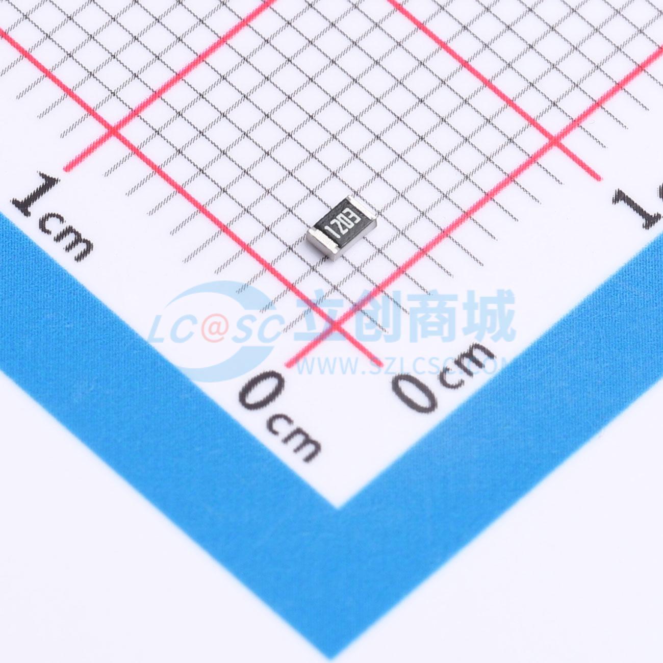 点击查看大图 RC0805DR-07120KL实物图