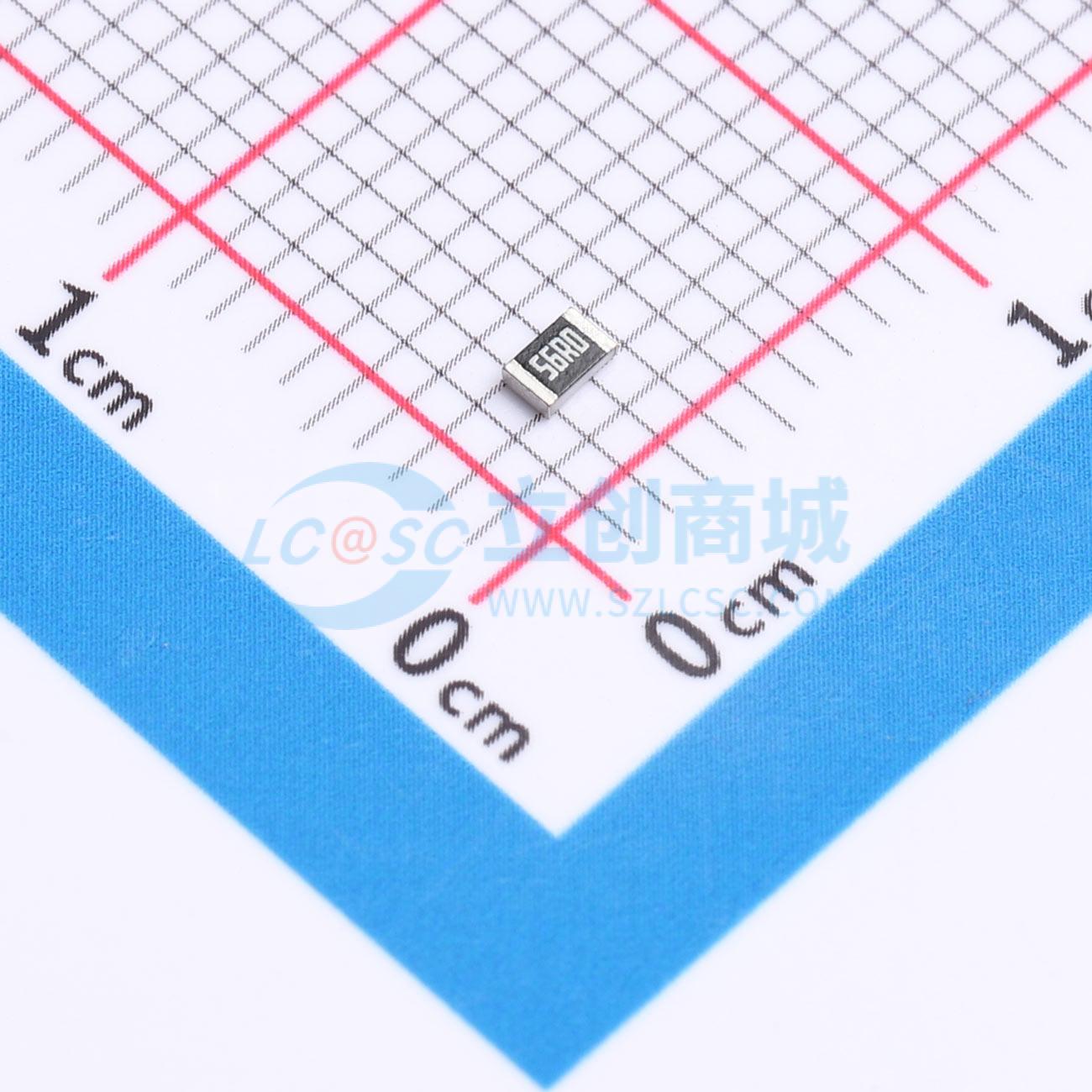 点击查看大图 RC0805FR-7W56RL实物图