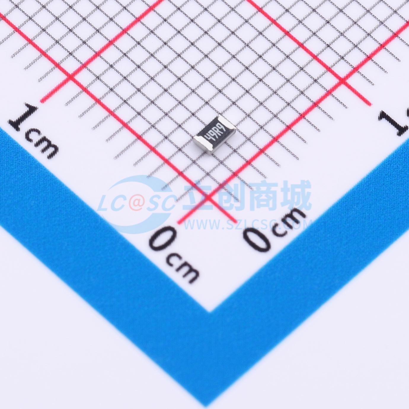 点击查看大图 RT0805DRD0749R9L实物图