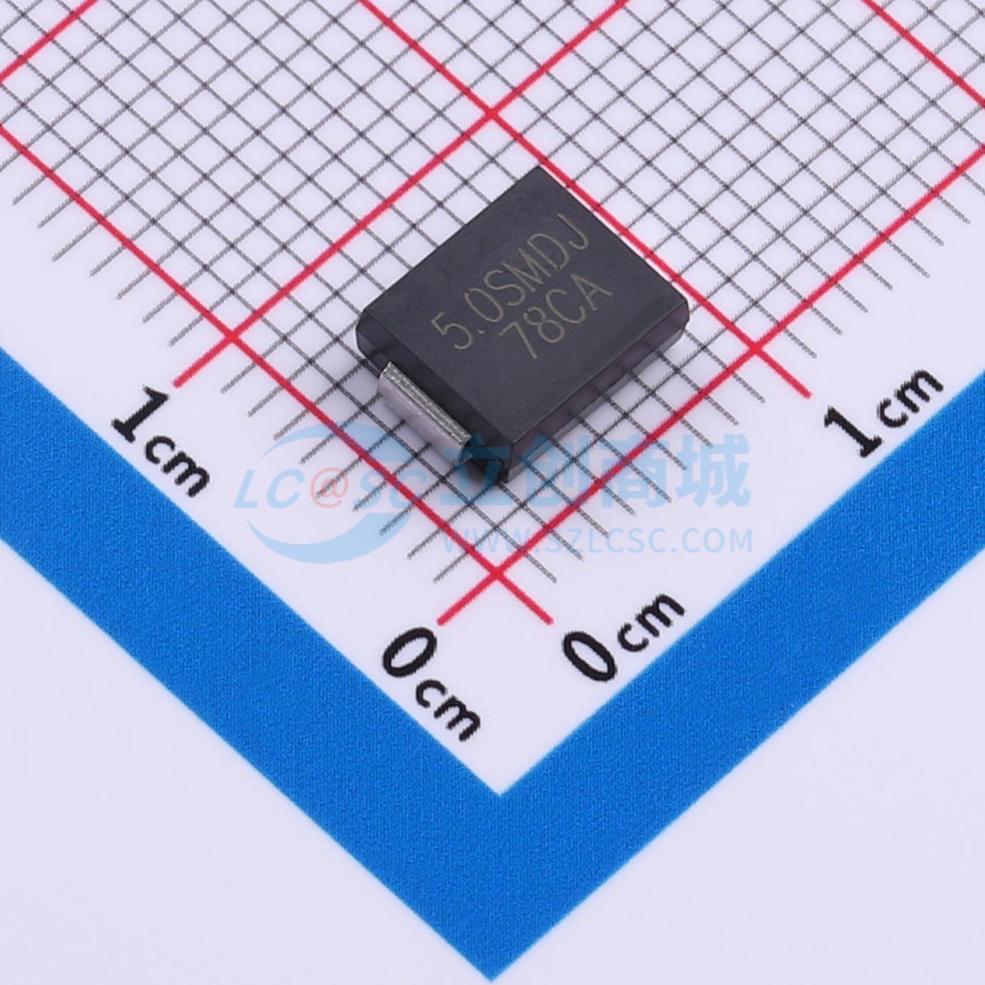 点击查看大图 5.0SMDJ78CA实物图