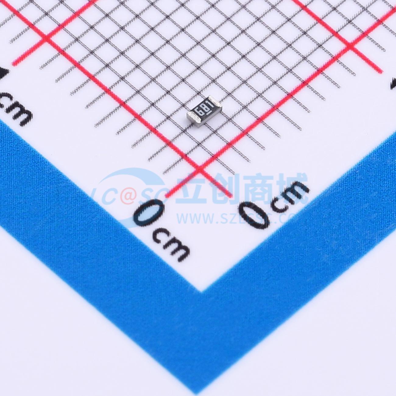 点击查看大图 RT0603DRE07680RL实物图
