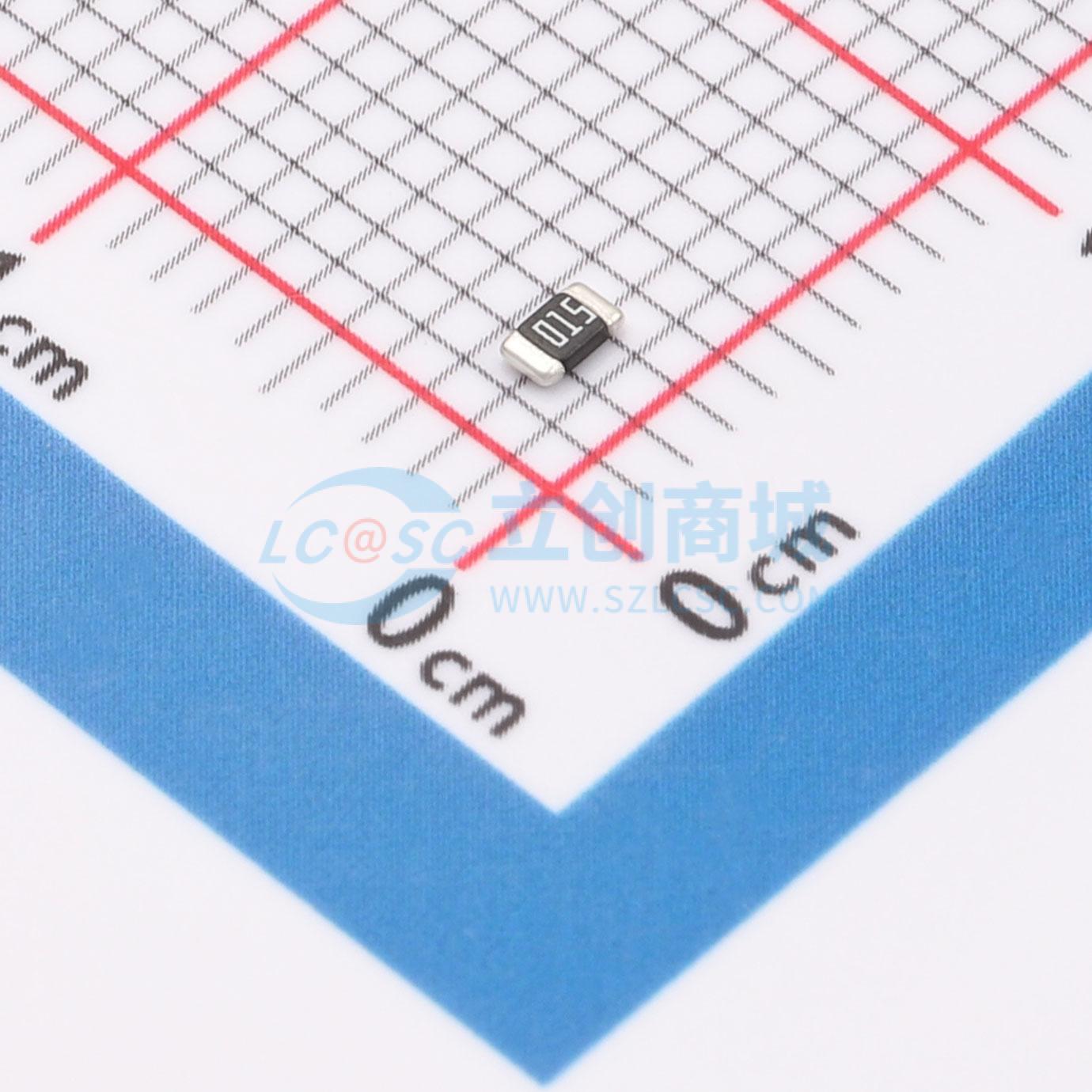 点击查看大图 RE0805FAR015实物图
