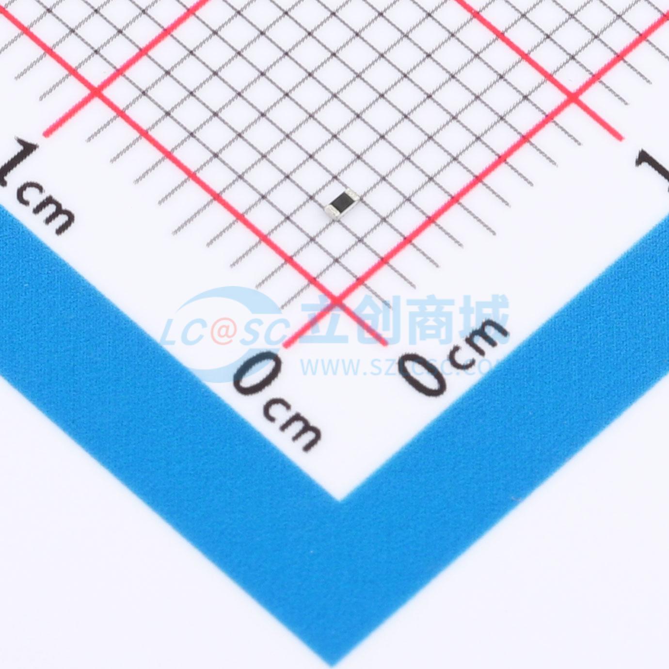 点击查看大图 RC0201BR-0710KL实物图