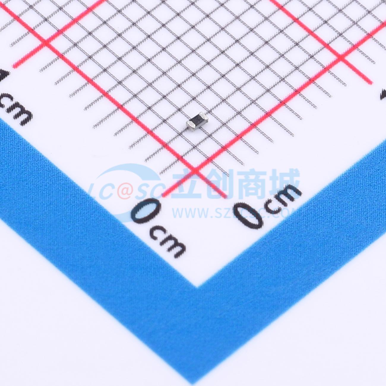 点击查看大图 PE0402FRF470R3L实物图