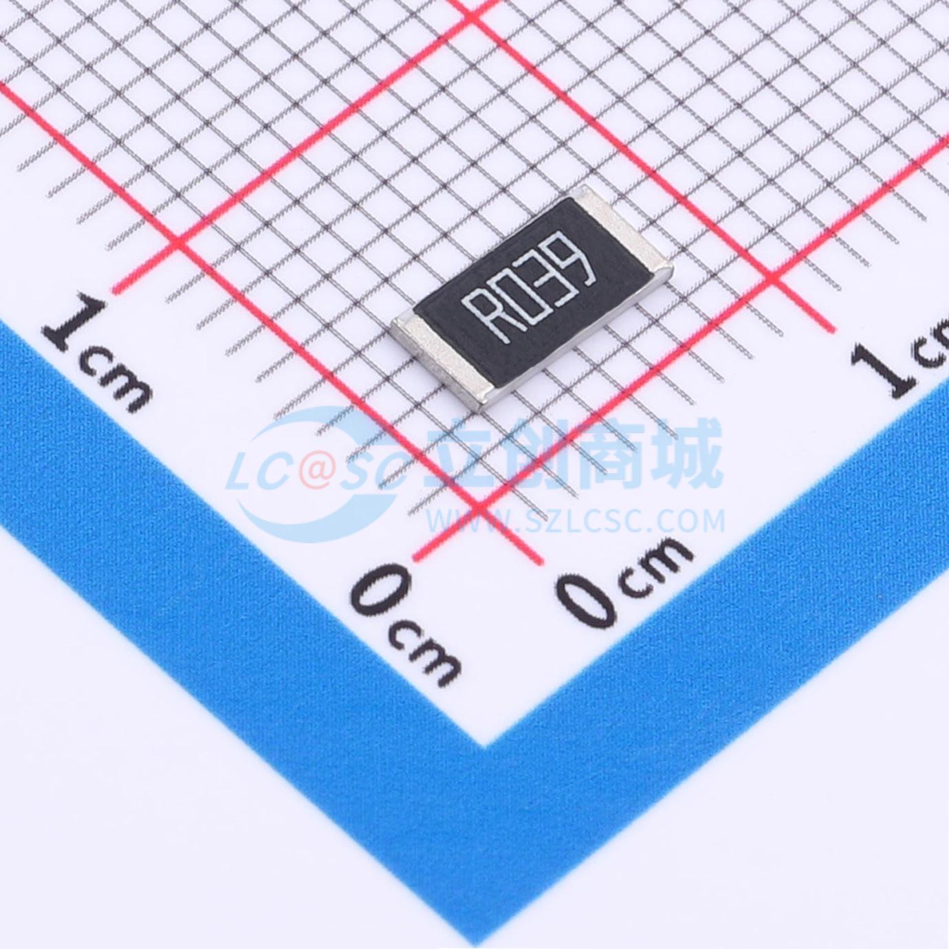 点击查看大图 RL2512FK-070R039L实物图