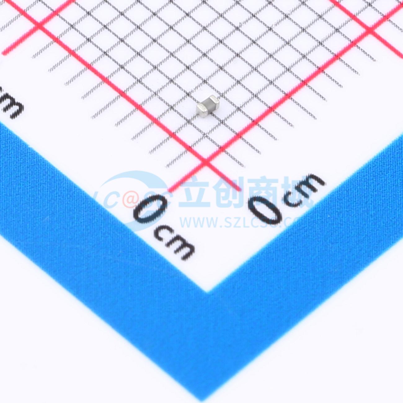点击查看大图 TCC0402COG300J500AT实物图