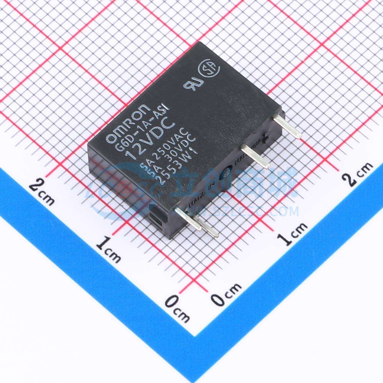 点击查看大图 G6D-1A-ASI DC12实物图