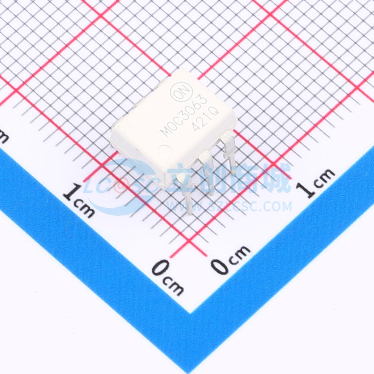 点击查看大图 MOC3063M实物图
