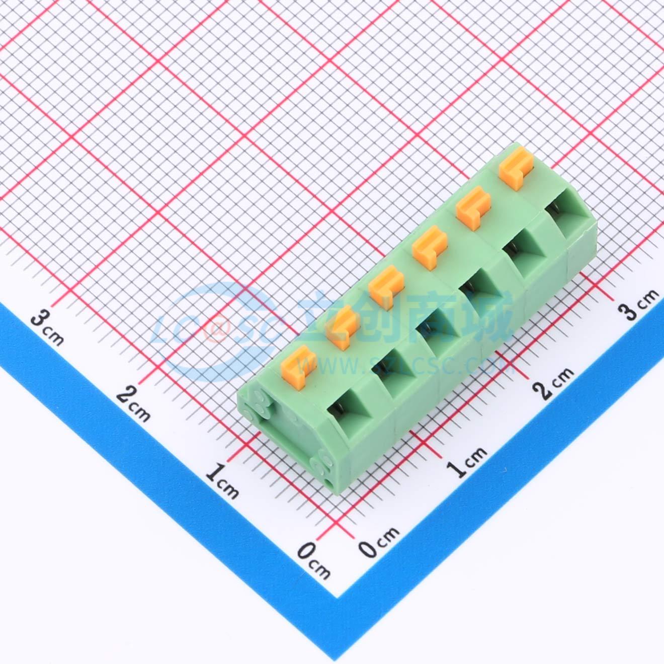 点击查看大图 KF238-5.0-6P-1实物图