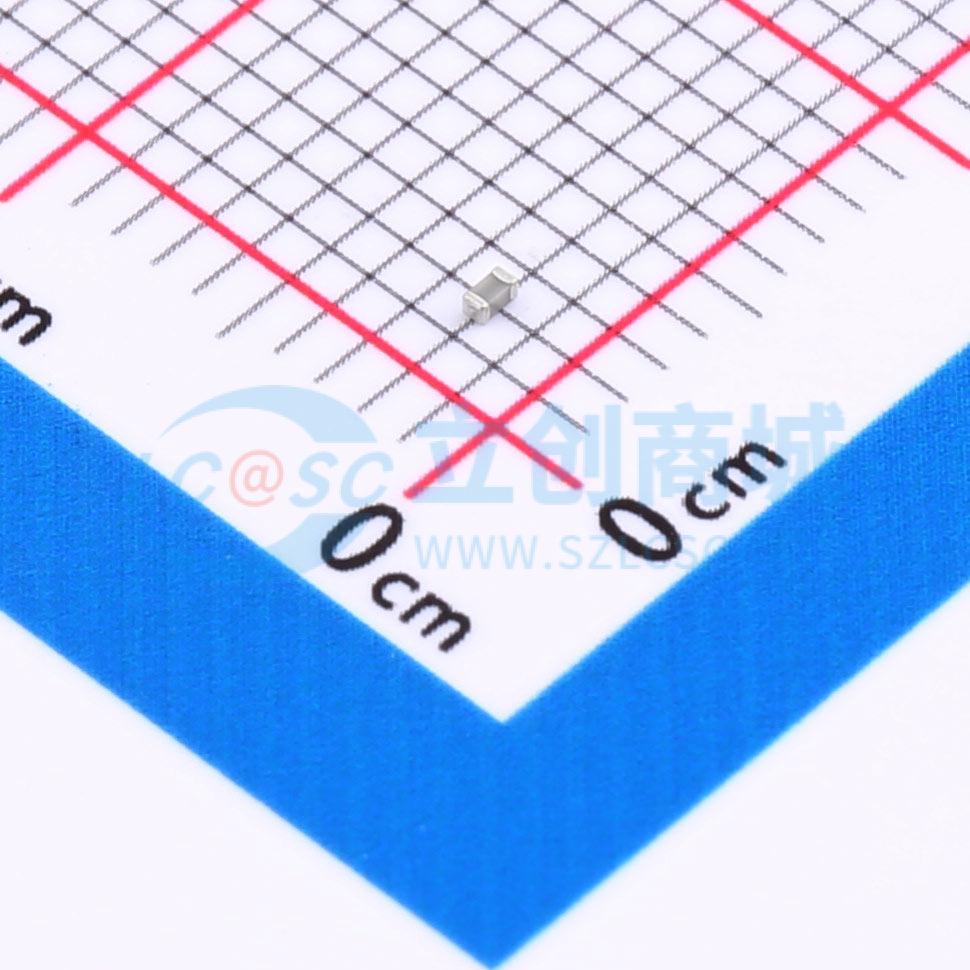 点击查看大图 CGA0402X7R101K500GT实物图