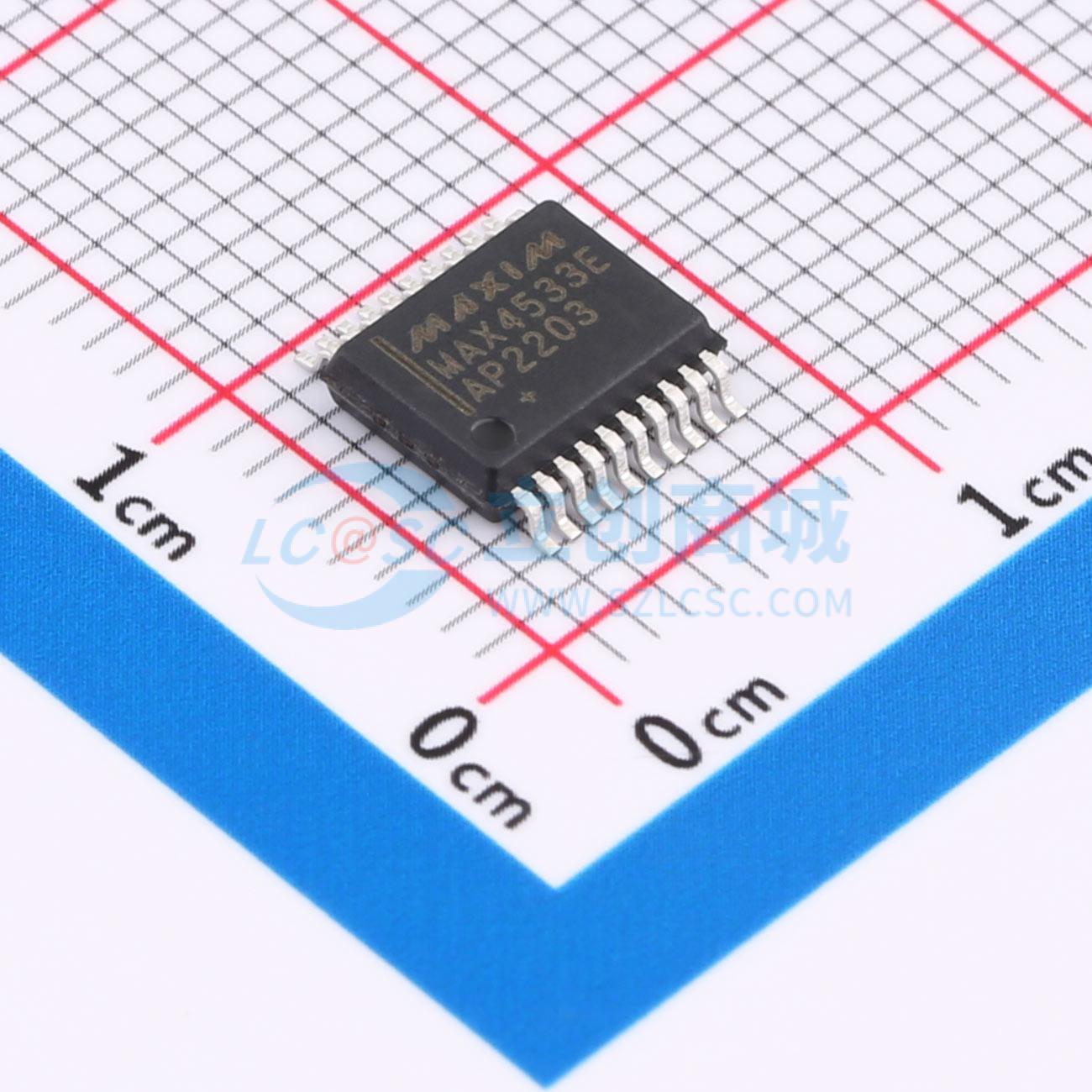 点击查看大图 MAX4533EAP+实物图