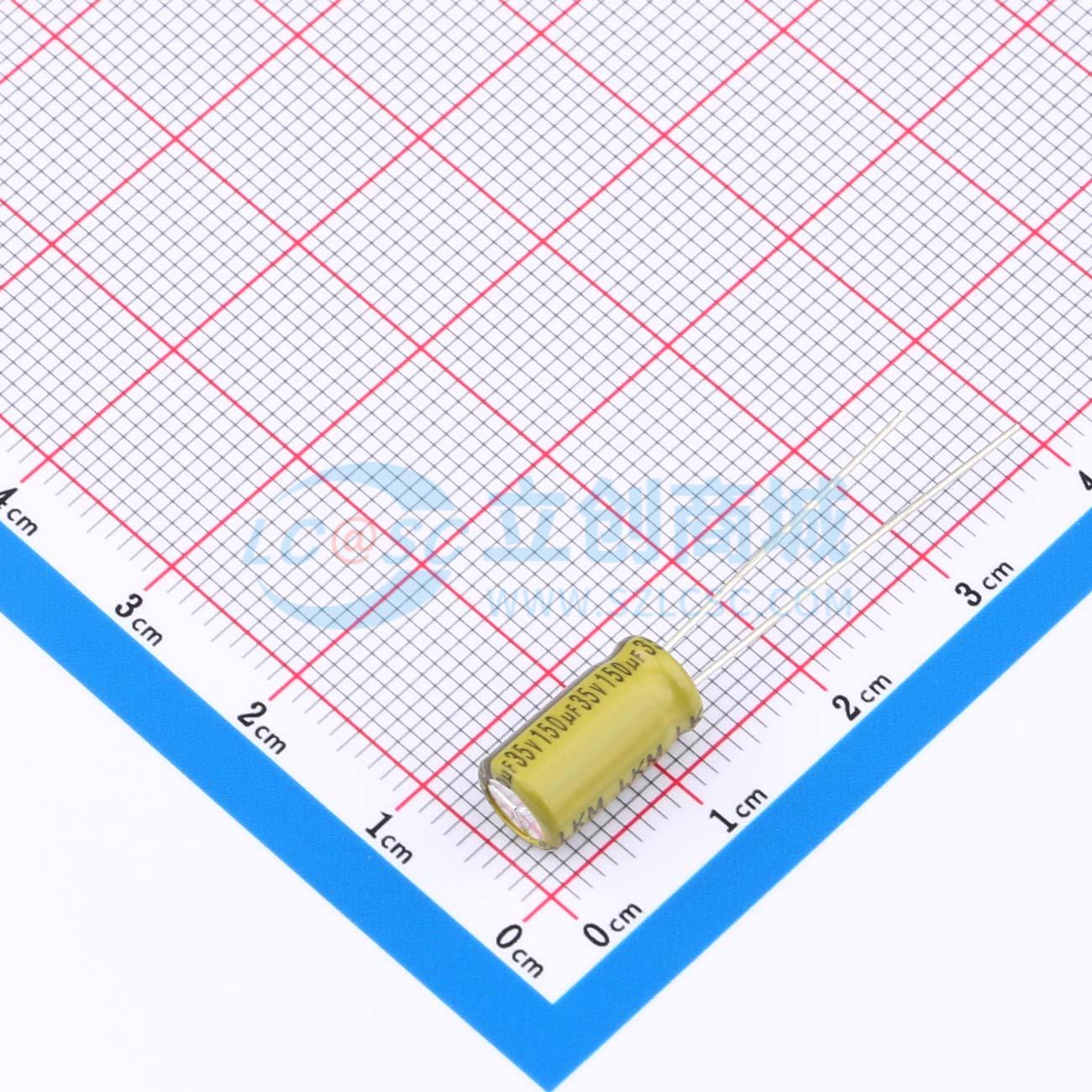 点击查看大图 LKMC1101V151MF实物图