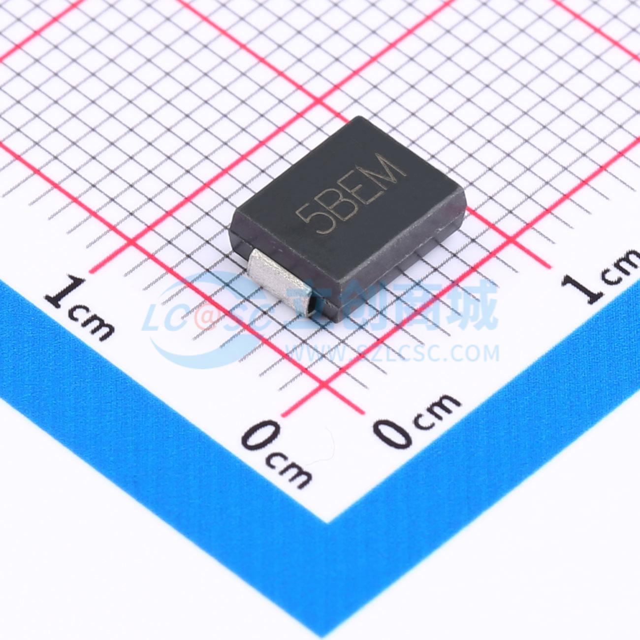 点击查看大图 5.0SMDJ16CA实物图