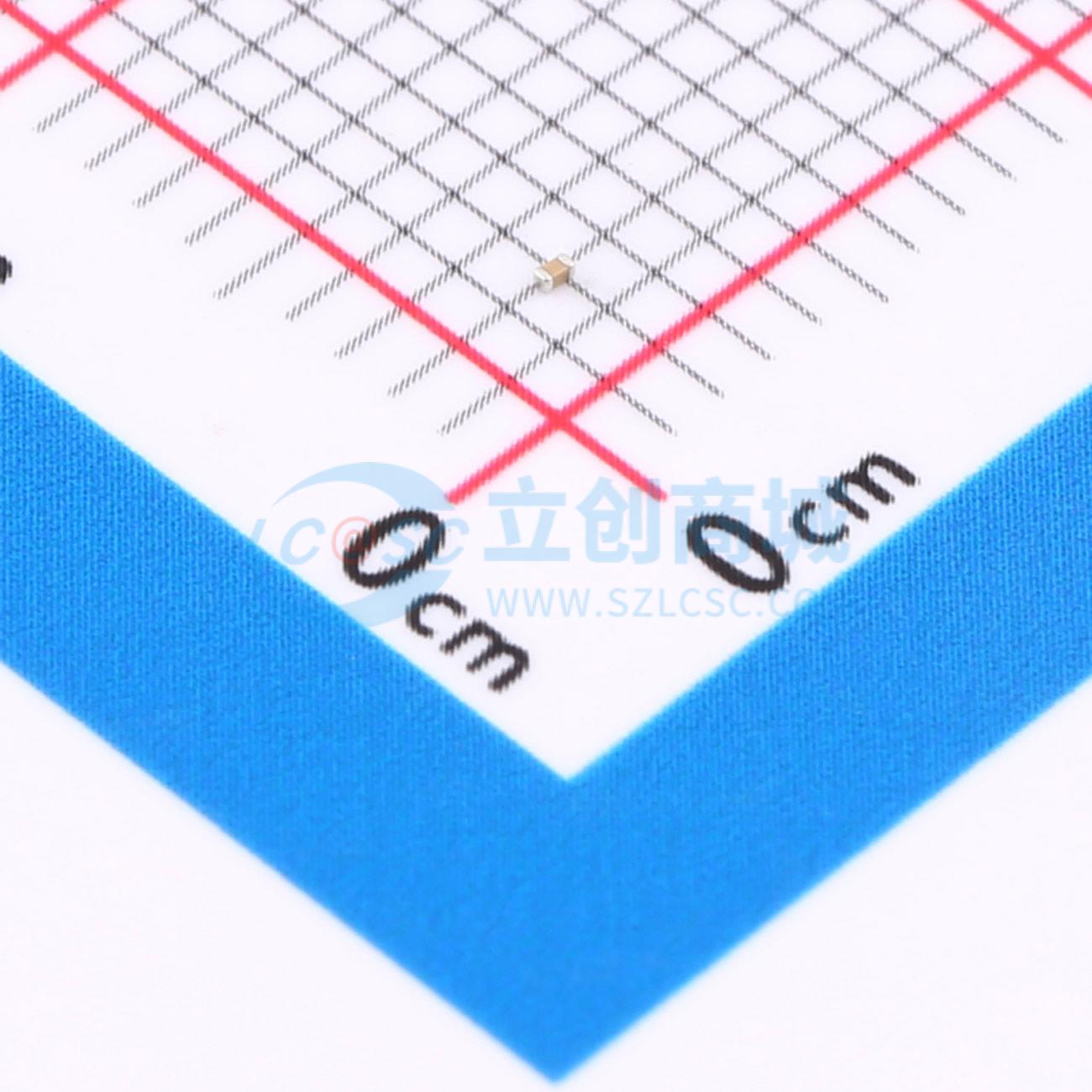 点击查看大图 GRM033R71E561KA01D实物图