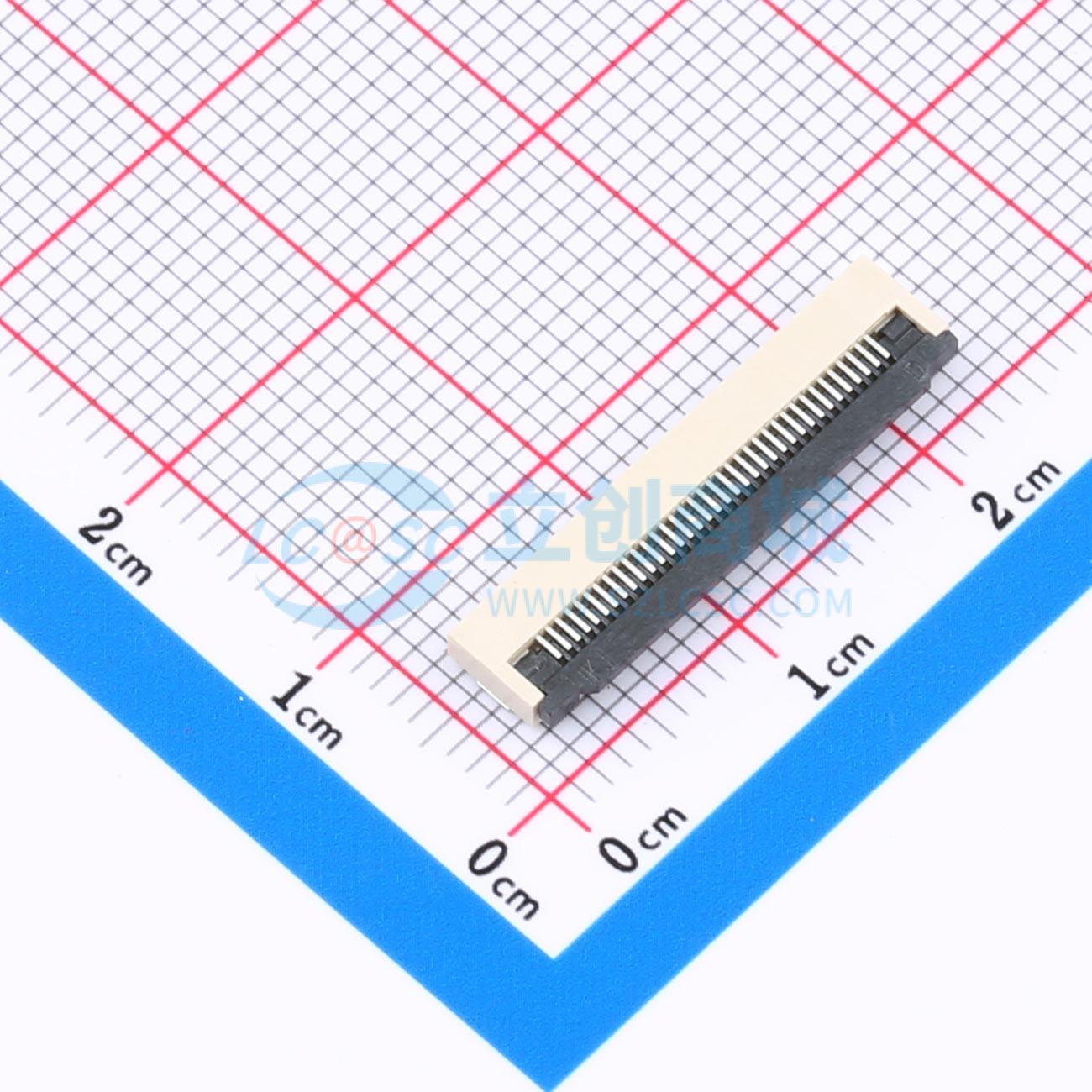 0.5-36P翻盖实物图