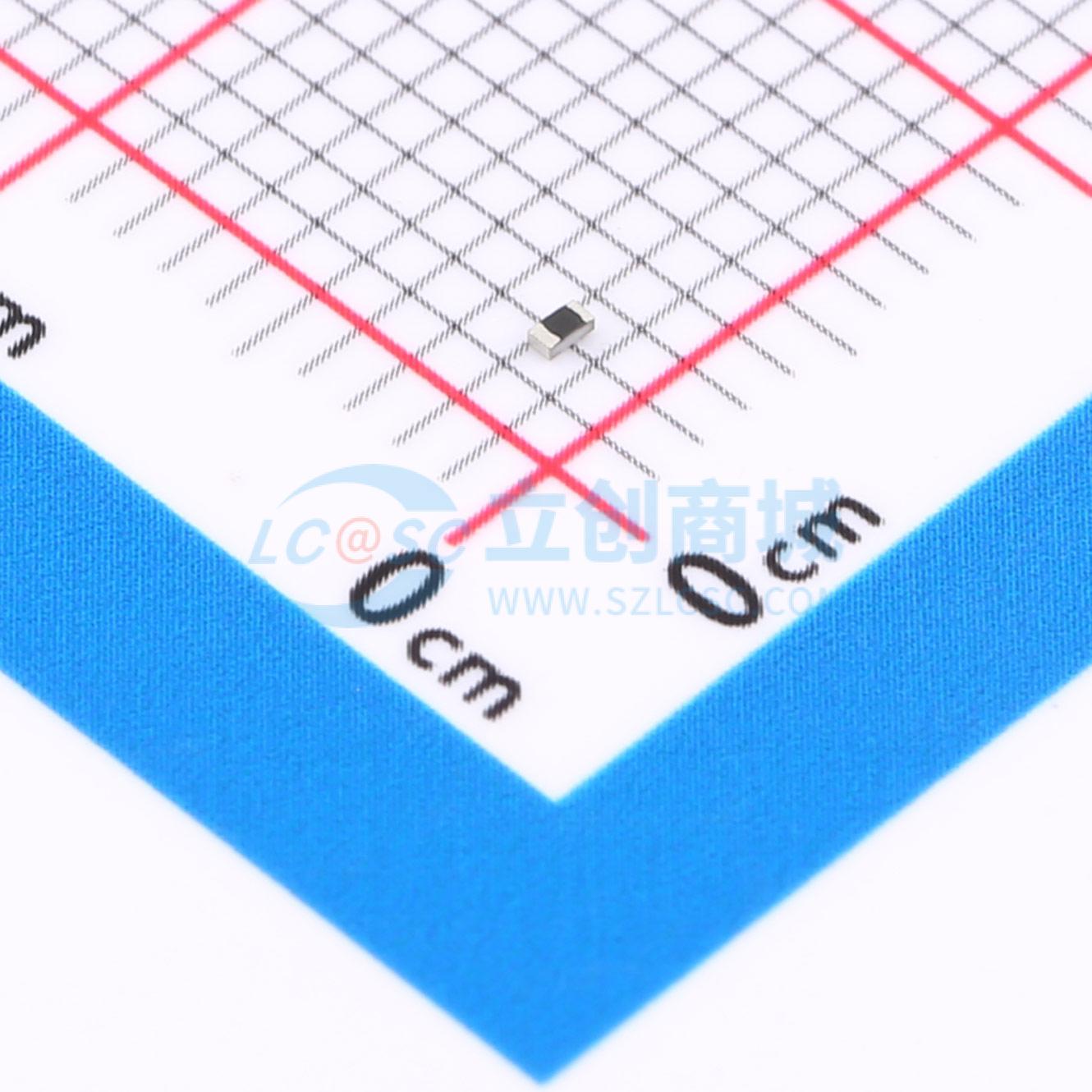 点击查看大图 CR0402F22R0Q10Z实物图