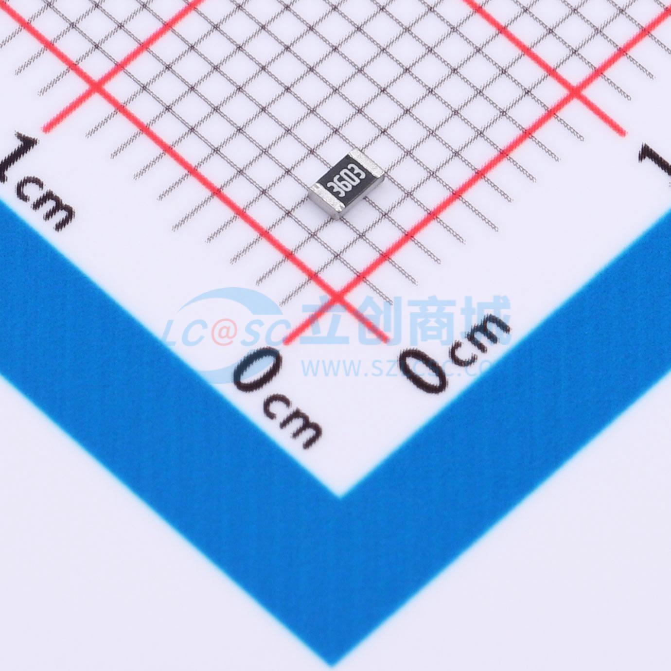 点击查看大图 GR0805F360KT5G00实物图