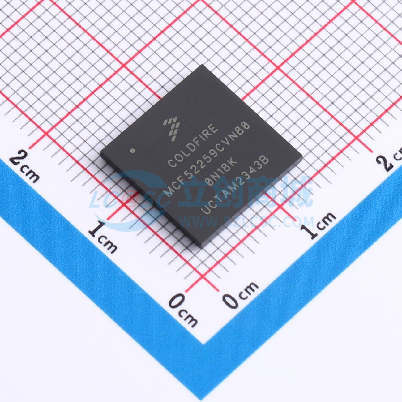 点击查看大图 MCF52259CVN80实物图