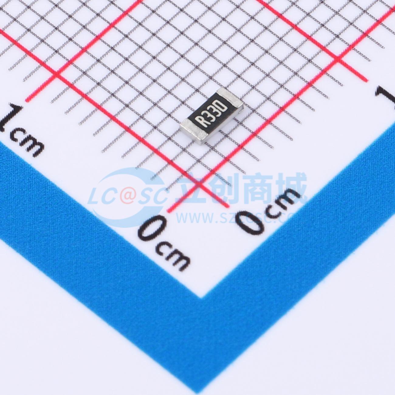 点击查看大图 GR1206F0R33T5G00实物图