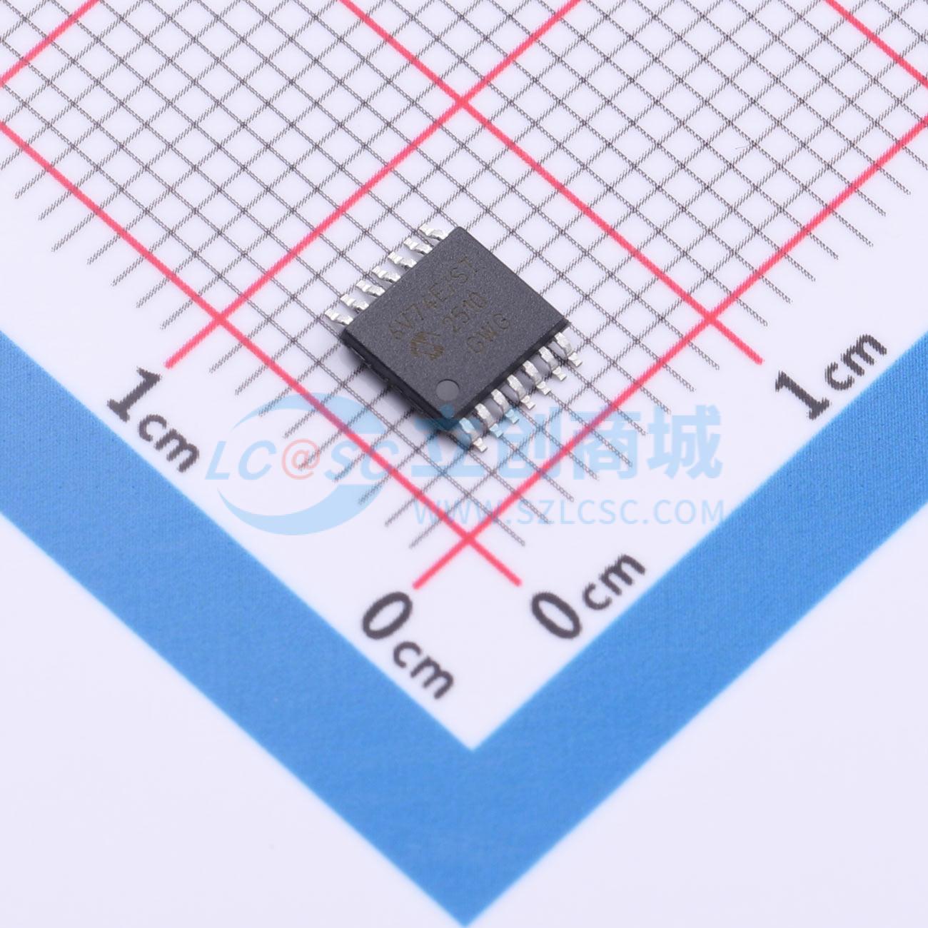 点击查看大图 MCP6V74-E/ST实物图