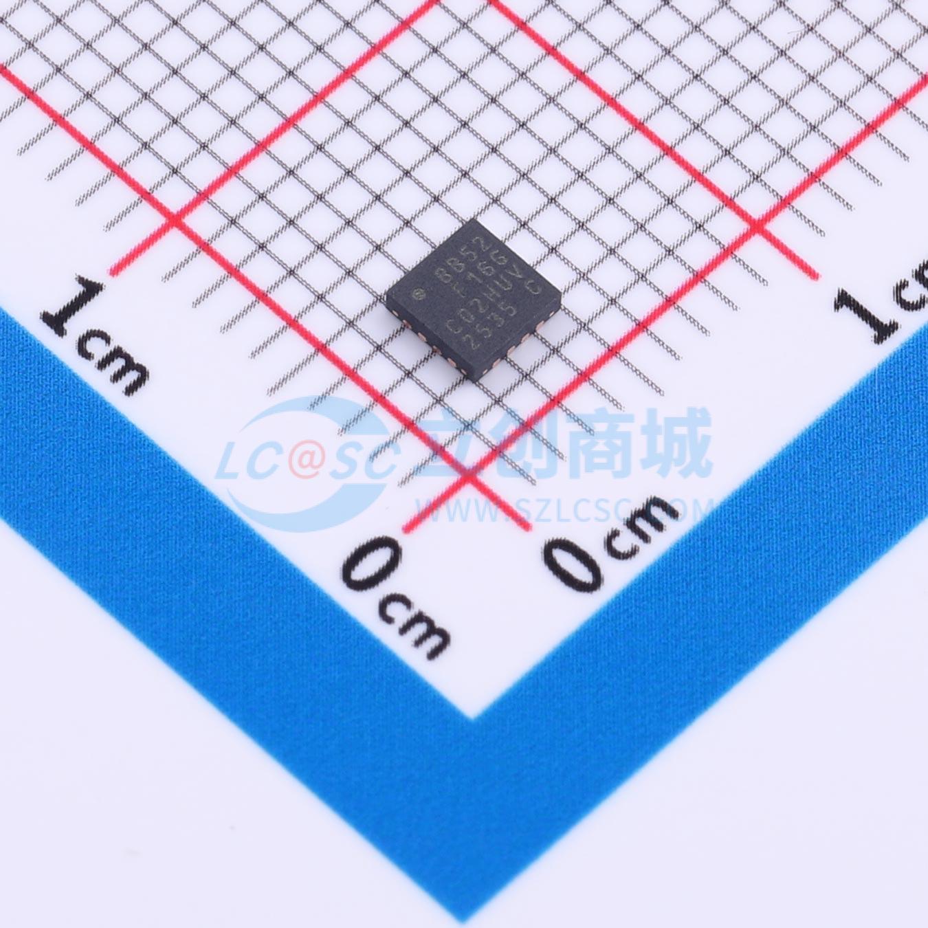 EFM8BB52F16G-C-QFN20R实物图