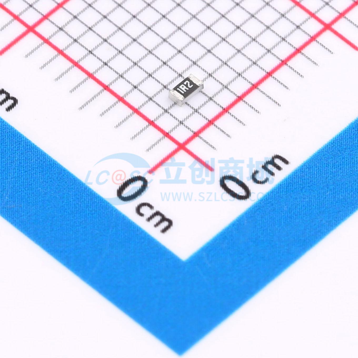 点击查看大图 FRC0603J1R2TS实物图