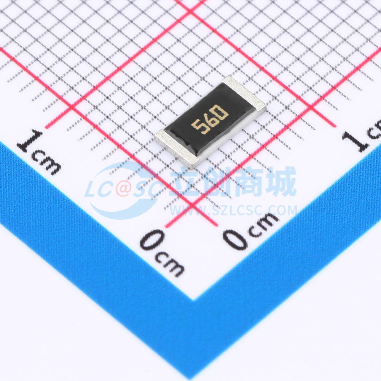 点击查看大图 MCR100JZHJ560实物图