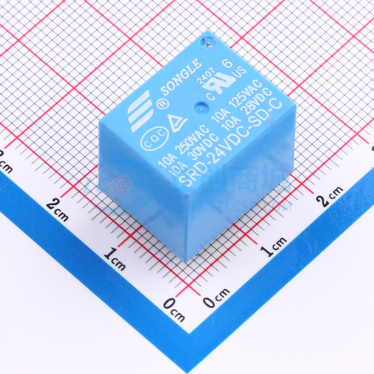 点击查看大图 SRD-24VDC-SD-C实物图