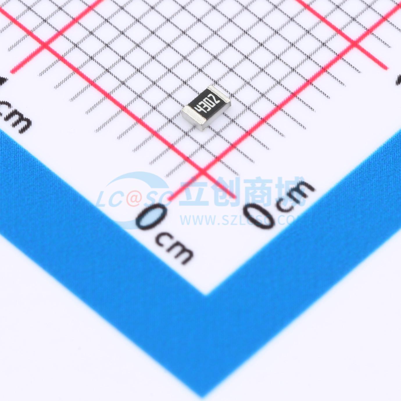 点击查看大图 AC0805FR-0743KL实物图