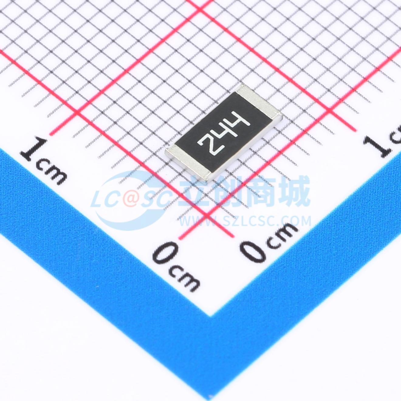 点击查看大图 FRC2512J244 TS实物图