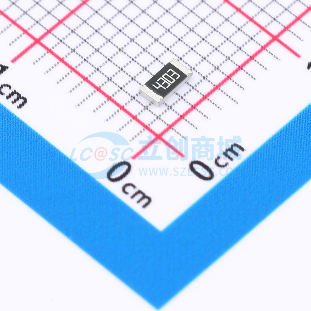 点击查看大图 RV1206FR-07430KL实物图