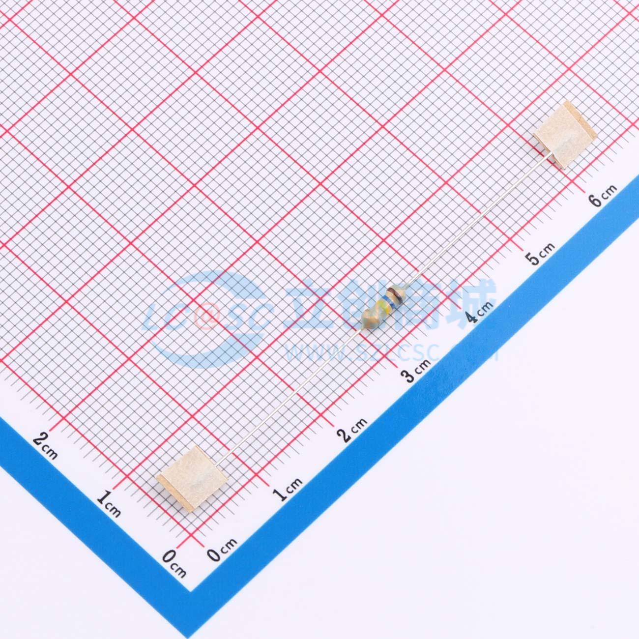 点击查看大图 CF1/4W-160KΩ±5% T实物图