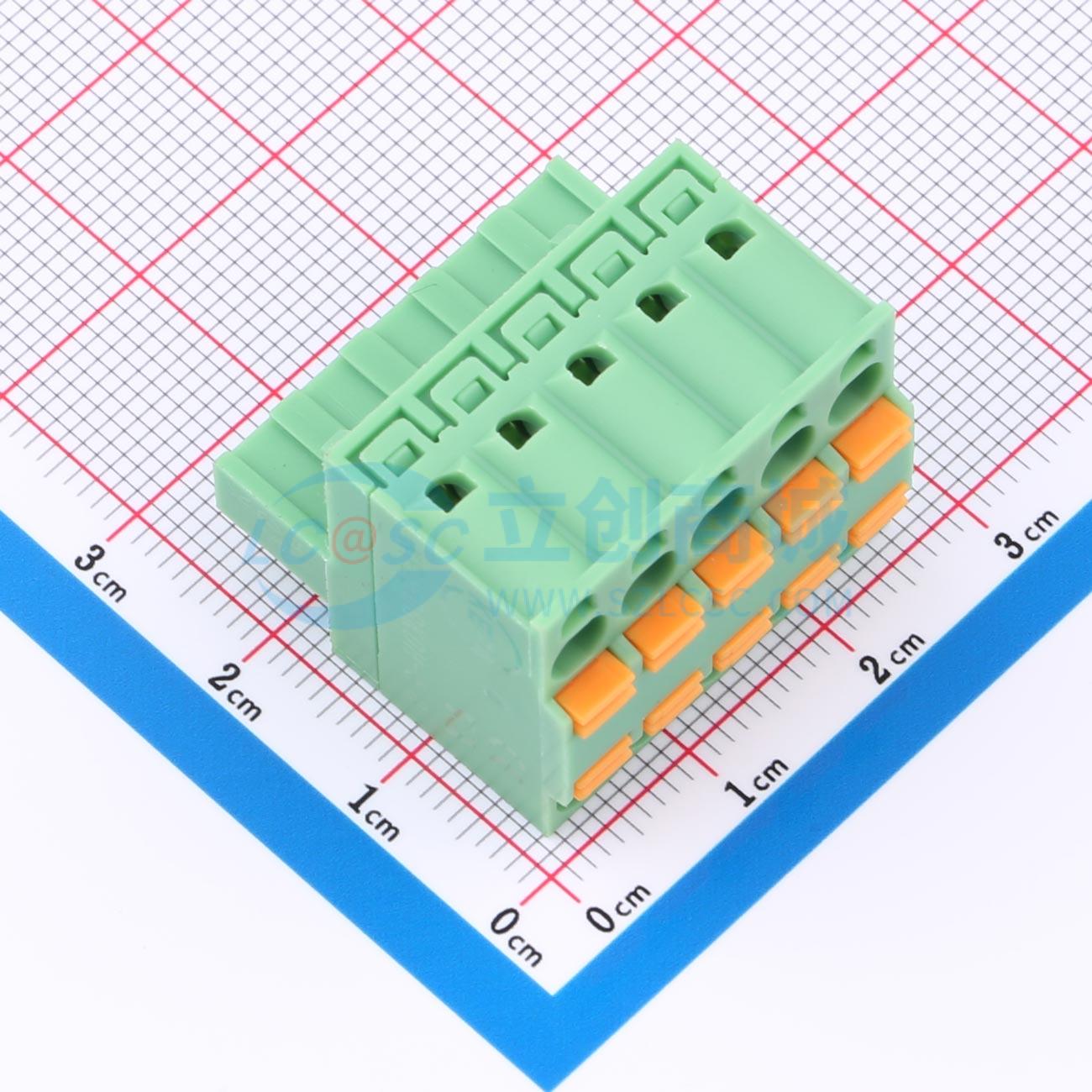 点击查看大图 KF2EDGKDH-5.0-5P实物图