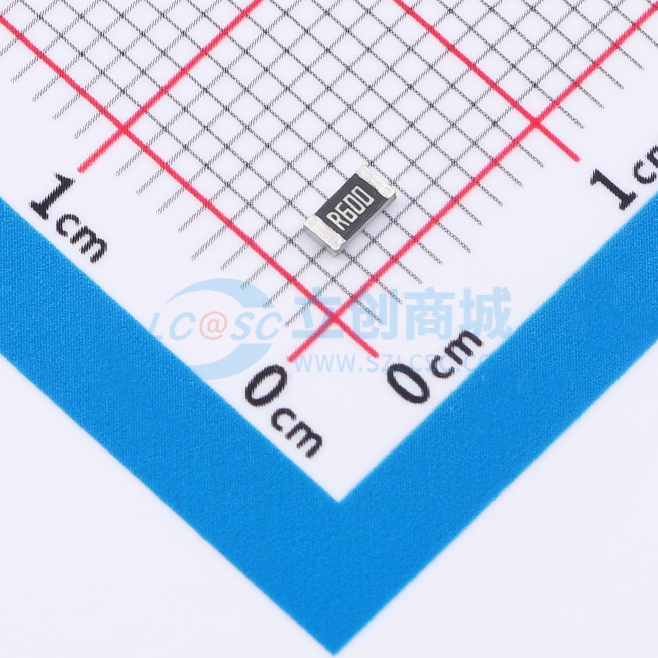 点击查看大图 GR1206F0R6T5G00实物图