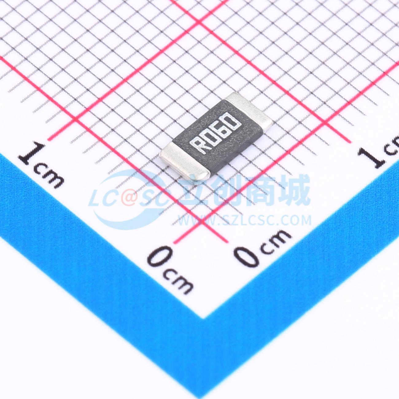 点击查看大图 HoLLR2512-2W-60mR-1%实物图