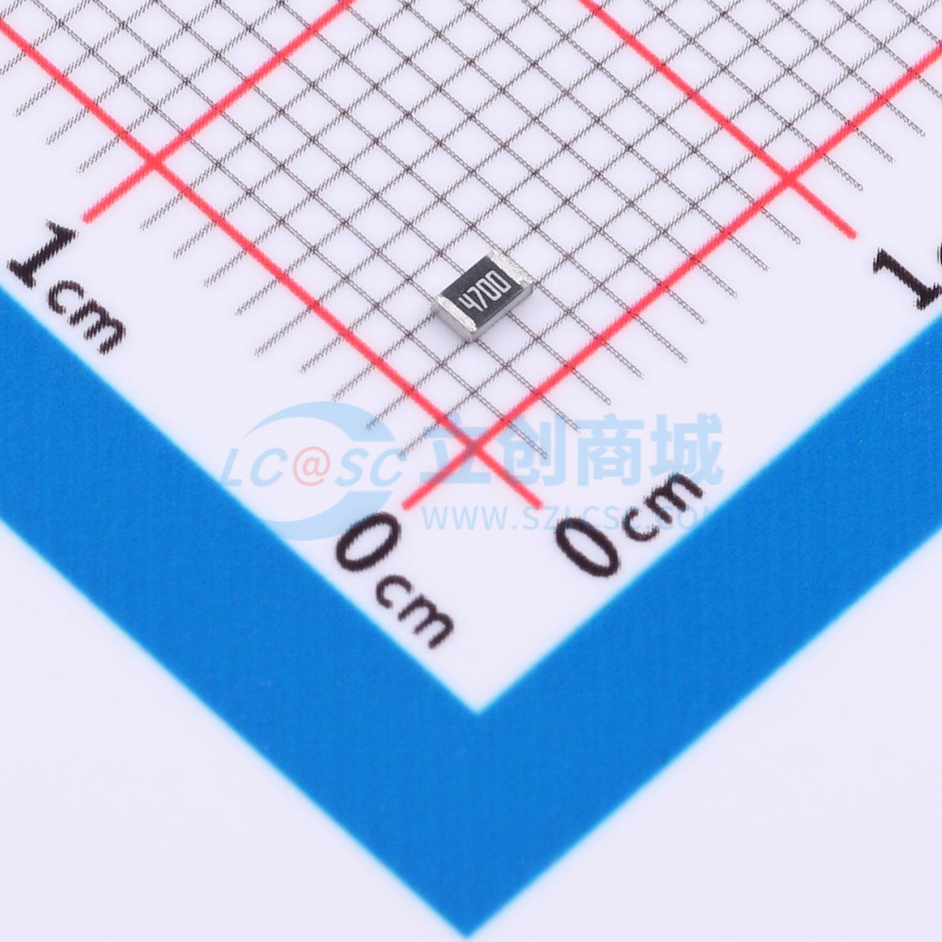 点击查看大图 GR0805F470RT5G00实物图