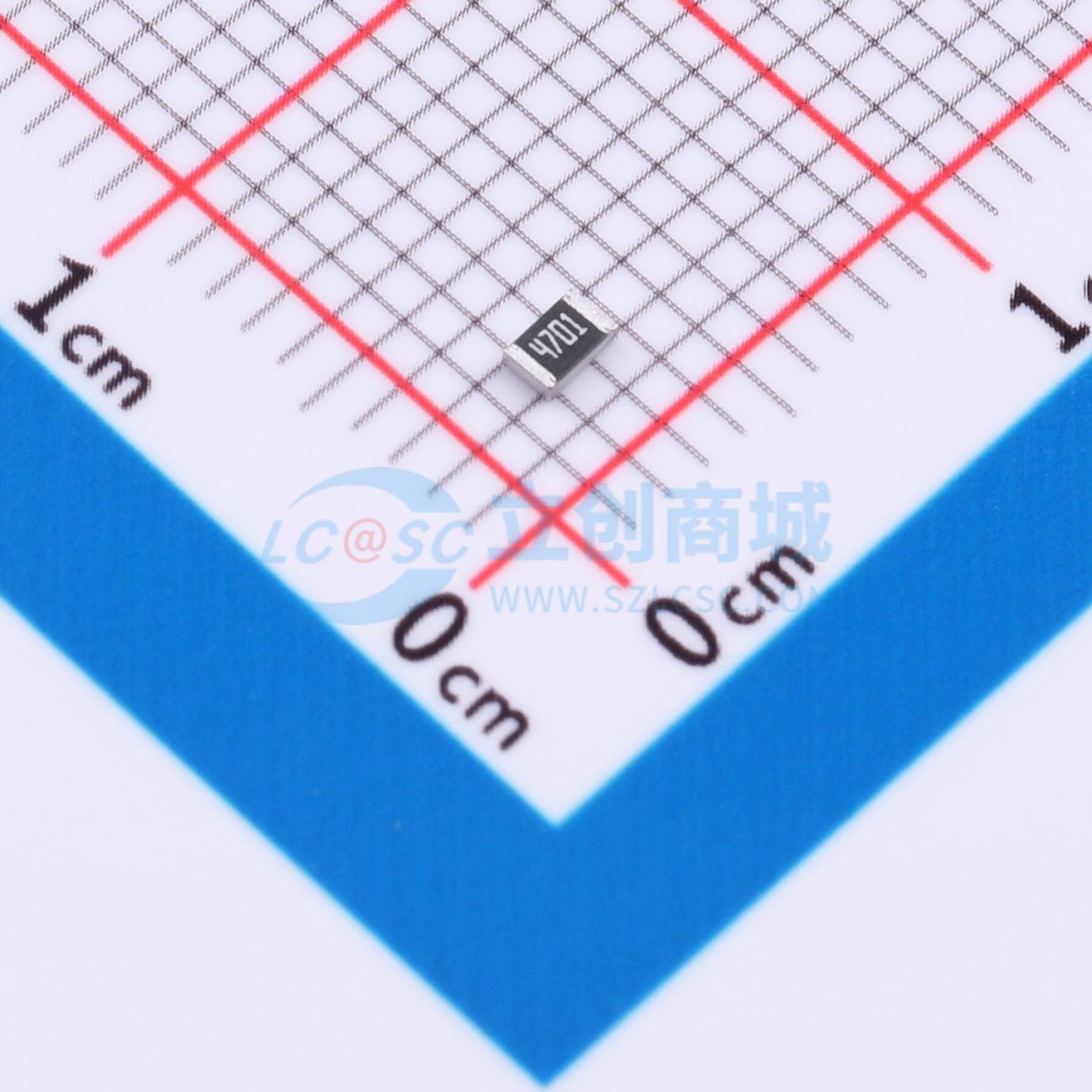 点击查看大图 GR0805F4K7T5G00实物图